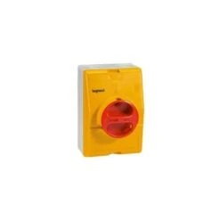 Legrand Boîtier Vide Pour Interrupteur-sectionneur Rotatif Composable 3P Et 4P 25A Et 32A - Jaune Et Rouge