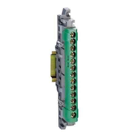 Legrand Bornier De Répartition Isolé IP2X Terre - 1 Connexion 6mm² à 25mm² - Vert - Longueur 113mm 1 Legrand Bornier De Répartition Isolé IP2X Terre - 1 Connexion 6mm² à 25mm² - Vert - Longueur 113mm