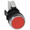 Legrand Bouton Non Lumineux à Impulsion Affleurant IP69 Osmoz Complet - Rouge