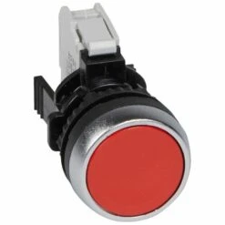Legrand Bouton Non Lumineux à Impulsion Affleurant IP69 Osmoz Complet - Rouge