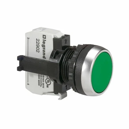 Legrand Bouton Non Lumineux à Impulsion Affleurant IP69 Osmoz Complet - Vert 1 Legrand Bouton Non Lumineux à Impulsion Affleurant IP69 Osmoz Complet - Vert