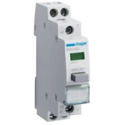 Bouton Poussoir 2F Accrochage + Voyant Vert 230 VAC