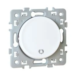 Bouton Poussoir Carillon SQUARE 10A - Blanc