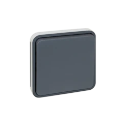 Bouton Poussoir étanche à Encastrer 10A - Gris