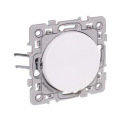 Bouton Poussoir SQUARE à Griffes 10A - Blanc