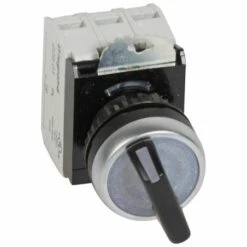 Legrand Bouton Tournant Lumineux à Manette Noir IP69 Osmoz Complet - 24V~ - 2 Positions Fixes