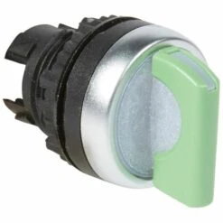 Legrand Bouton Tournant Lumineux à Manette Verte 2 Positions Fixes 45° (0 à 12h) IP69