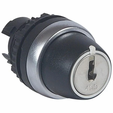 Legrand Bouton Tournant Non Lumineux à Clé N°455 - 3 Positions Droite Rappel Au Centre 45° - IP69 1 Legrand Bouton Tournant Non Lumineux à Clé N°455 - 3 Positions Droite Rappel Au Centre 45° - IP69