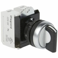 Legrand Bouton Tournant Non Lumineux à Manette IP69 Osmoz Complet - 3 Positions Rappel Centre