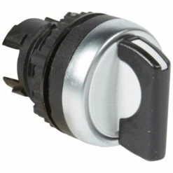 Legrand Bouton Tournant Non Lumineux à Manette Noire - 3 Positions Droite Et Gauche Rappel Au Centre 45° - IP69