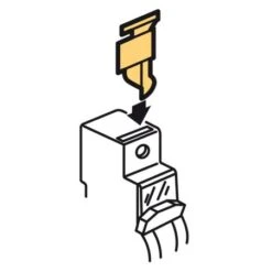 Legrand Cache Vis Plombable Pour Disjoncteur DX3 - 1.5 Mod./pôle - 4 Pôles Sécables