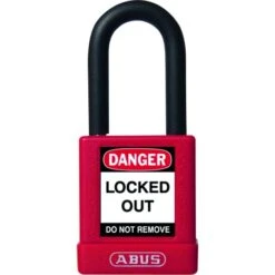 Cadenas De Sécurité ABUS 74 Gaine Rouge Anse De 38mm Varie