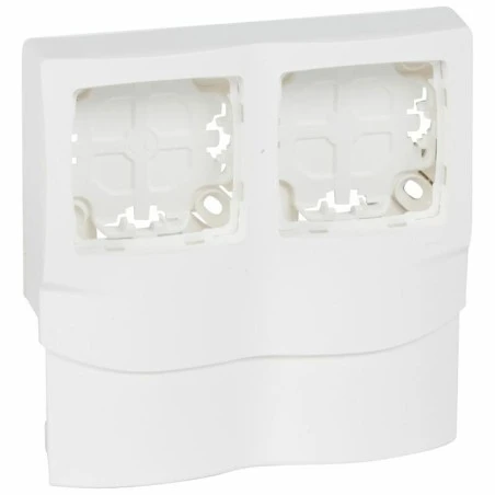 Legrand Cadre Appareillage Saillie 2 Postes Pose Le Long Des Moulures DLPlus épaisseur 16mm - Blanc 1 Legrand Cadre Appareillage Saillie 2 Postes Pose Le Long Des Moulures DLPlus épaisseur 16mm - Blanc