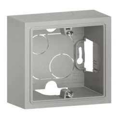 Legrand Cadre Saillie 1 Poste DOOXIE Finition Alu