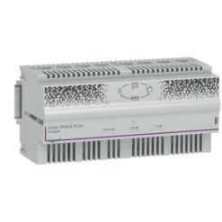 Legrand Centrale Automatique Triple Play Gigabit Pour Distribution ADSL Et Fibre Sur 8 Prises RJ45 - 8 Modules