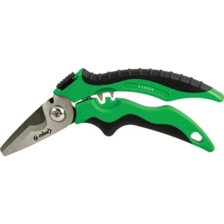 Ciseaux D'électricien Coudés - 183mm - Manche Bi Matière 1 Ciseaux D'électricien Coudés - 183mm - Manche Bi Matière