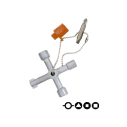 Clé En Croix Universelle Pour Armoires électriques