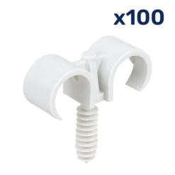 Clips "parapluie" Avec Cheville Pour Conduits ICTA Ou IRL - Ø 25 Mm