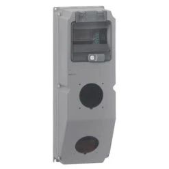 Legrand Coffret à Composer Hypra Pré-percé Avec Rail 9 Modules Pour 4 Prises 16A Ou 32A - 370x230x181mm