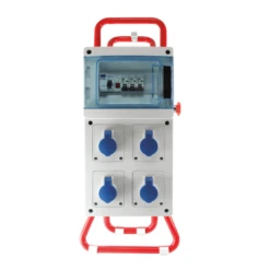 Coffret De Chantier Monophasé Avec Support - 4 PC - 2P+T - 16A - EUR'OHM