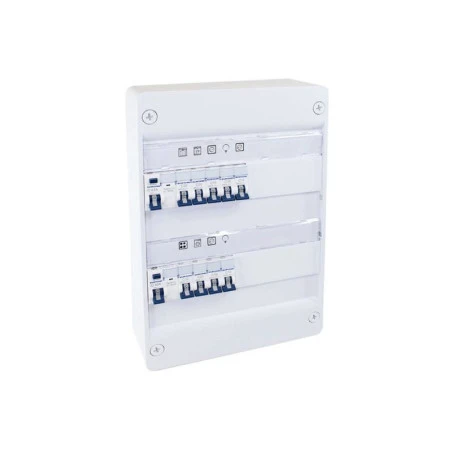 Coffret électrique Monté-câblé 2 Rangées 26 Modules - Pour T1/T2 - Top Chantier 1 Coffret électrique Monté-câblé 2 Rangées 26 Modules - Pour T1/T2 - Top Chantier