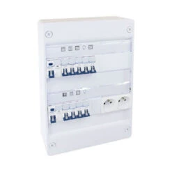 Coffret électrique Monté-câblé évolutif 2 Rangées 26 Modules - Pour T1/T2 - Évolution