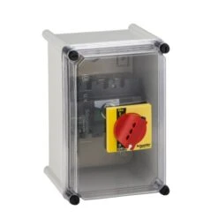 Schneider® Coffret étanche Pour Interpact INS40 à 160 Poignée Rouge Plastique