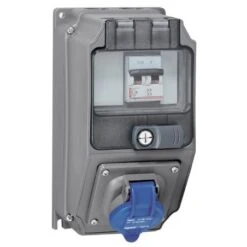 Legrand Coffret Monoprise Hypra 1 Prise 2P+T 16A 200V~ à 250V~ Et 1 Disjoncteur - IP44