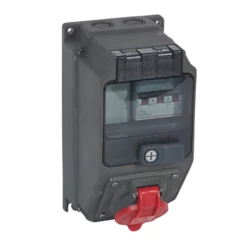 Legrand Coffret Monoprise Hypra 1 Prise 32A 3P+N+T - 380V~ à 415V~ Et 1 Disjoncteur - IP44