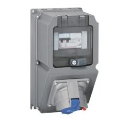 Legrand Coffret Monoprise Hypra 1 Prise 3P+N+T - 32A - 380V~ à 415V~ 1 Prisinter Et 1 Disjoncteur Différentiel- IP44