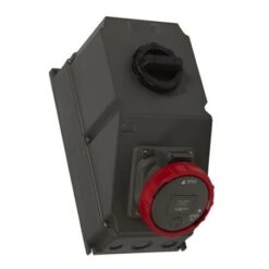 Legrand Coffret Monoprise Hypra 1 Prise 63A - 3P+T - 380V~ à 415V~ 1 Interrupteur Et 1 Disjoncteur Différentiel