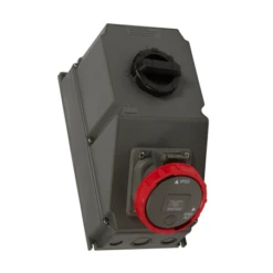 Legrand Coffret Monoprise Hypra 1 Prise 63A 3P+T+N - 380V~ à 415V~ Et 1 Interrupteur - IP66/67-55