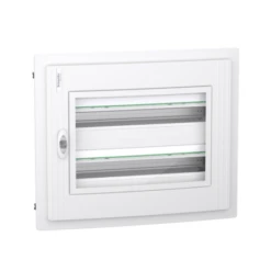 Schneider® Coffret Plastique Encastré 2 Rangées 24 Modules - Avec Porte Transparente - PrismaSeT XS