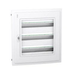 Schneider® Coffret Plastique Saillie 3 Rangées 24 Modules - Avec Porte Transparente - PrismaSeT XS