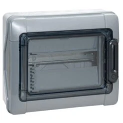 Legrand Coffret PLEXO³ - 12 Modules 1 Rangée - IP65 IK09 - Gris