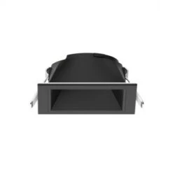 Collerette Basse Luminance Carré Noir Pour Spot ECLAT II