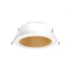 Collerette Basse Luminance Rond Blanc/Doré Pour Spot ECLAT II