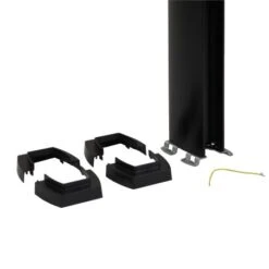 Legrand Colonne à Clippage Direct 2 Compartiments - H3,92m - Noir