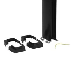 Legrand Colonne Mobile à Clippage Direct 2 Compartiments - H2,67m - Noir