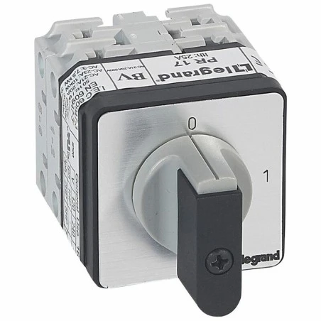 Legrand Commutateur à Cames Interrupteur Marche/arrêt PR17 - 3 Pôles - 3 Contacts 1 Legrand Commutateur à Cames Interrupteur Marche/arrêt PR17 - 3 Pôles - 3 Contacts