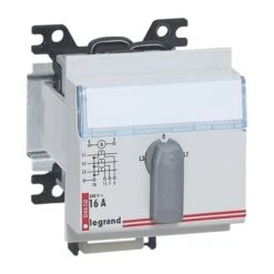 Legrand Commutateur D'ampèremètre Modulaire Triphasé 4 Positions - 3 Modules