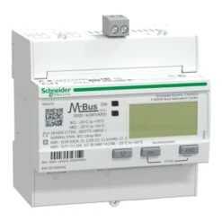 Schneider® Compteur D'énergie Triphasé - TI - Multi-tarif - Alarme KW - Mbus - MID - Acti9 IEM