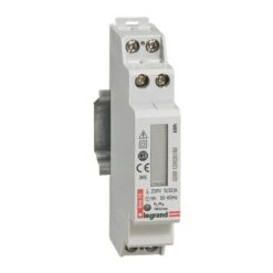 Legrand Compteur Modulaire Monophasé EMDX³ Non MID Raccordement Direct 32A - 1 Module - Avec Sortie à Impulsions