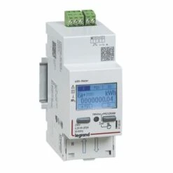 Legrand Compteur Modulaire Monophasé EMDX³ Non MID Raccordement Direct 63A - 2 Modules - Avec Sortie à Impulsions