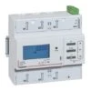Legrand Compteur Modulaire Triphasé EMDX³ Non MID Raccordement Direct 125A - 6 Modules - Avec Sortie à Impulsions Et RS485