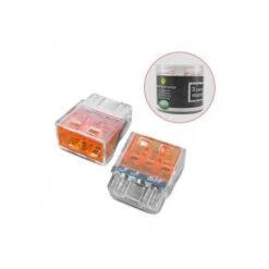 Connecteur Rapide 3 Fils Rigides - Boite De 100 Unités