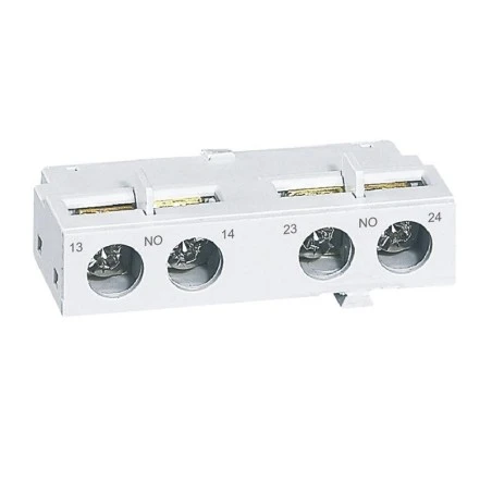 Legrand Contact Auxiliaire 2 Contacts NO Pour Disjoncteur Moteur MPX³ - Montage Frontal 1 Legrand Contact Auxiliaire 2 Contacts NO Pour Disjoncteur Moteur MPX³ - Montage Frontal
