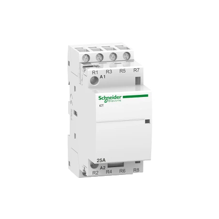 Schneider® Contacteur 25A 4NF 230...240VCA 50Hz - Acti9, ICT 1 Schneider® Contacteur 25A 4NF 230...240VCA 50Hz - Acti9, ICT