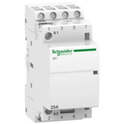 Schneider® Contacteur 25A 4NO 230-240VCA 50Hz - Acti9, ICT
