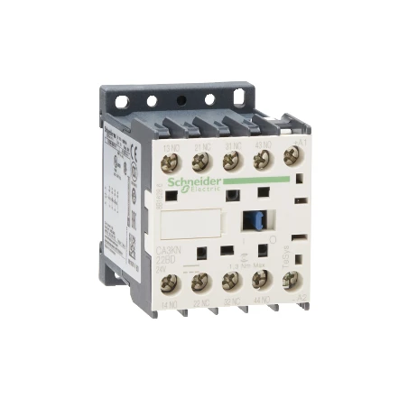Schneider® Contacteur - 2F+2O - Instantané - 10A - 48Vcc - TeSys CA3KN22ED 1 Schneider® Contacteur - 2F+2O - Instantané - 10A - 48Vcc - TeSys CA3KN22ED
